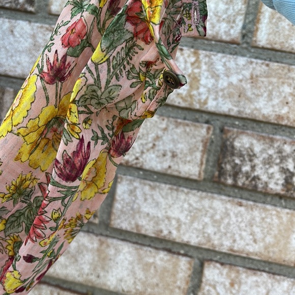 NWT Loft floral pink dress size XS - Picture 6 of 9